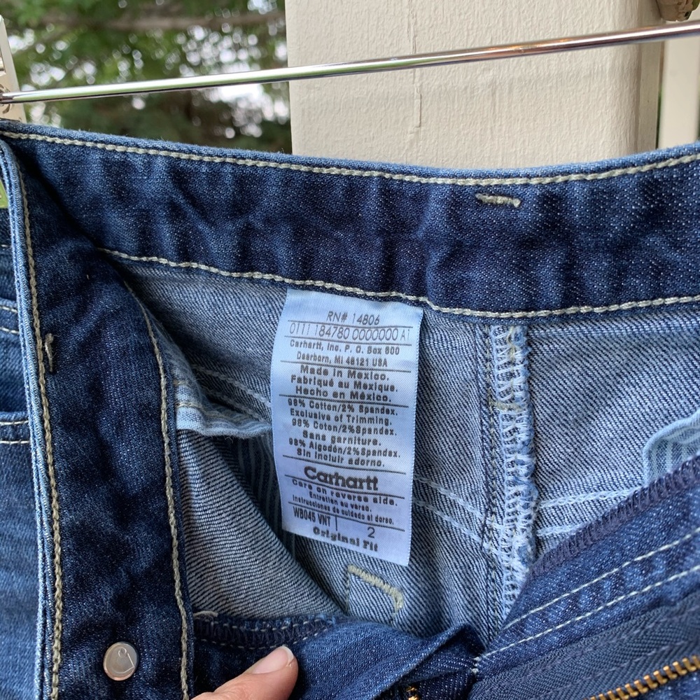 Carhartt Original Fit Denim Skirt 2 - Picture 4 of 7